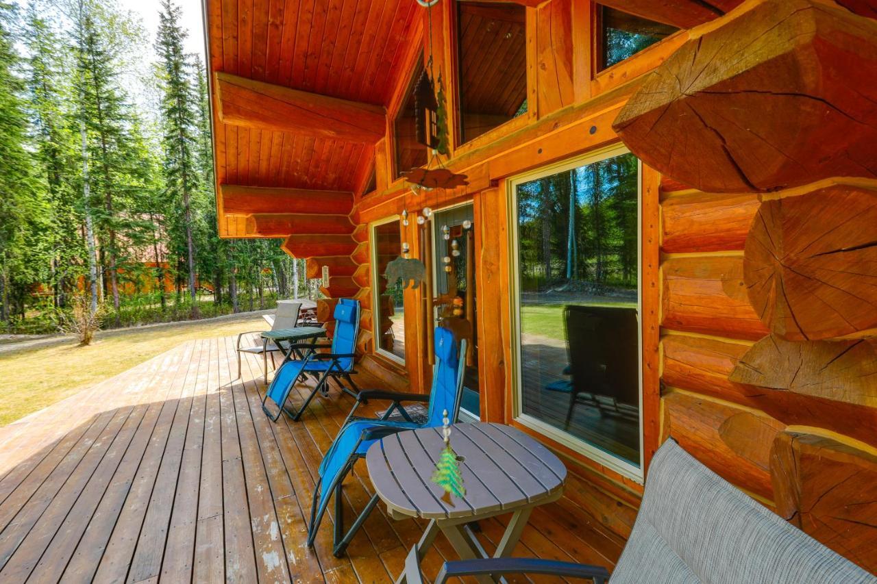 Riverside Log Cabin On-Site Aurora Viewing! North Pole 外观 照片