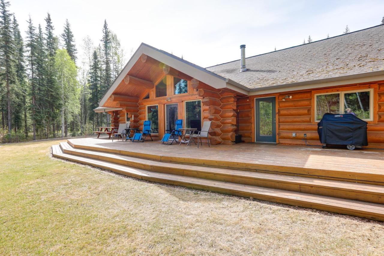 Riverside Log Cabin On-Site Aurora Viewing! North Pole 外观 照片